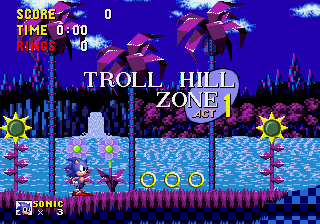Sonic in Troll Island (Beta)